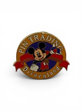 VTG Disneyland Pin Trading Mickey Pin